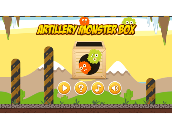 Artillery Monster Box FREE - Physics Puzzle Game iPad screenshot