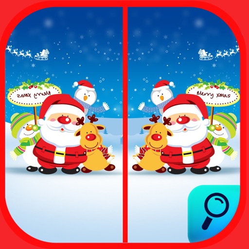 Spot the Difference Merry Christmas Find it Game.s