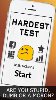 hardest test - impossible free fun game! iphone screenshot 1