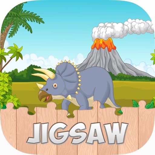 Dinosaur Park Jigsaw Puzzle Games Free For Kids