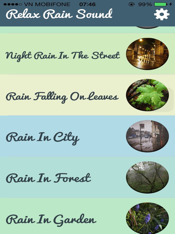 Screenshot #5 pour Relax Rain Sounds - Relaxing Sounds for Yoga