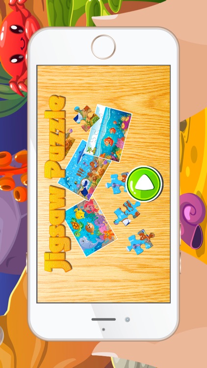 Sea Animals Jigsaw Puzzles for Kids and Toddler – Kindergarten and Preschool Learning Games Free