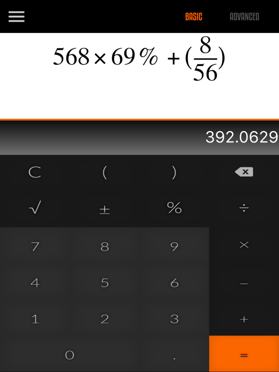The Best Calculator iPad screenshot