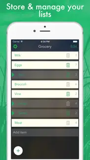 shop list - create shopping lists on-the-go iphone screenshot 1