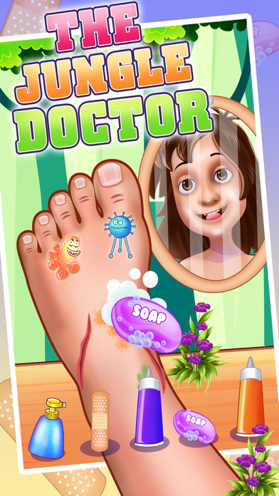 The Jungle Doctor: Foot spa hospital game for kidsのおすすめ画像1