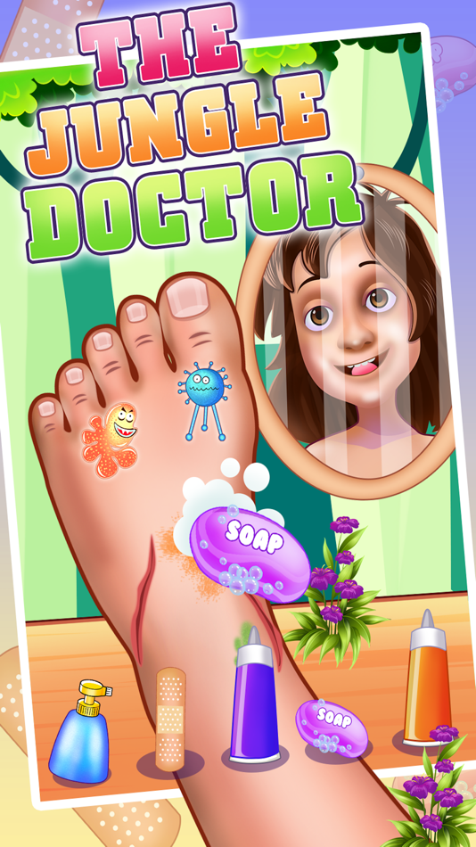 The Jungle Doctor: Foot spa hospital game for kids - 1.0 - (iOS)