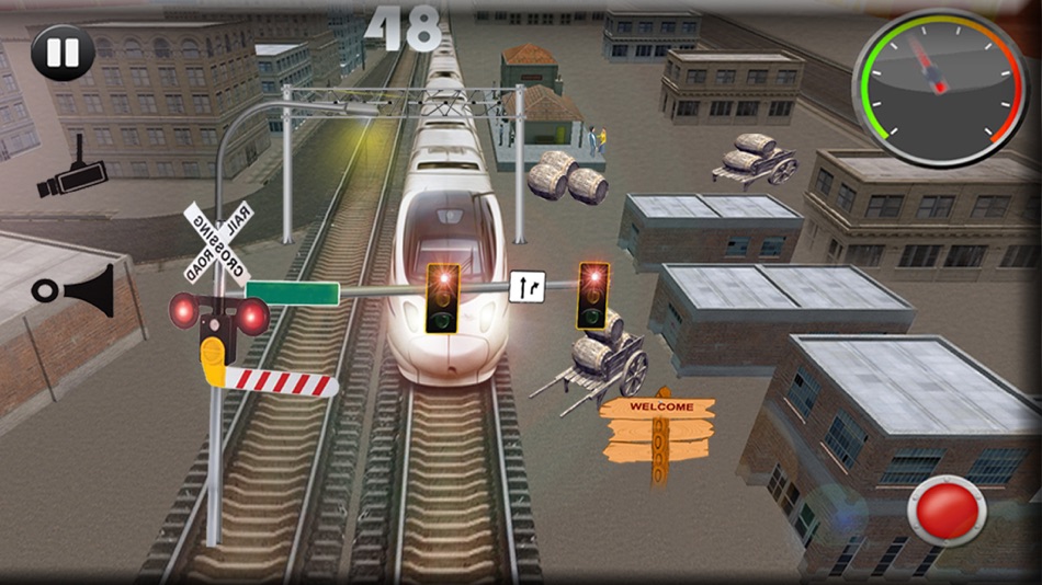 #4. Bullet Train Subway Journey-Rail Driver at Station (iOS) Podle: Muddy Apps
