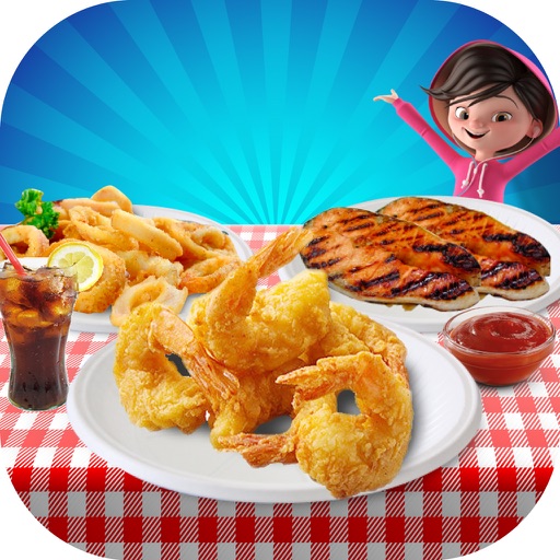 Seafood Deep Fry Maker Cook - A Fast Food Madness icon