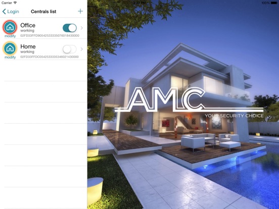 AMC Manager iPad app afbeelding 1