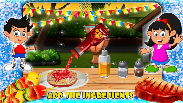 Kids Cooking Restaurant Barbecue Food Maker Game