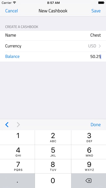 Simple Cashbook