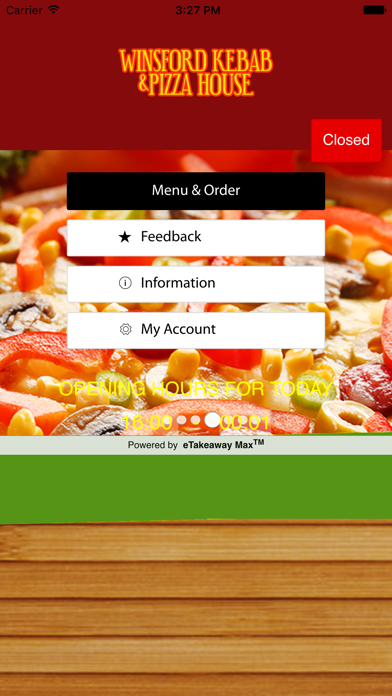 Screenshot #1 pour Winsford Kebab and Pizza House