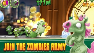 Zombie Run Halloween Party screenshot #3 for iPhone