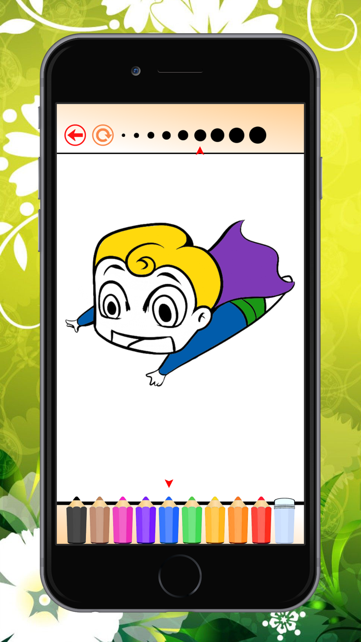 Superhero Coloring Book HD: Paint Heroes for Kids screenshot 2