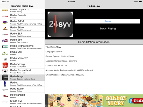 Screenshot #4 pour Denmark Radio Live (Danmark)