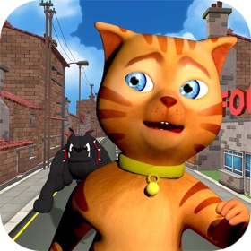 Snímky obrazovky (5) Cat Subway Run: Leo Cat vs Dog