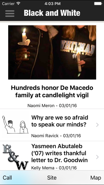 The Black and White Newspaper