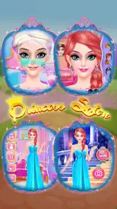 Princess salon Makeup,Dressup& Makeover Girls Game screenshot #2 for iPhone