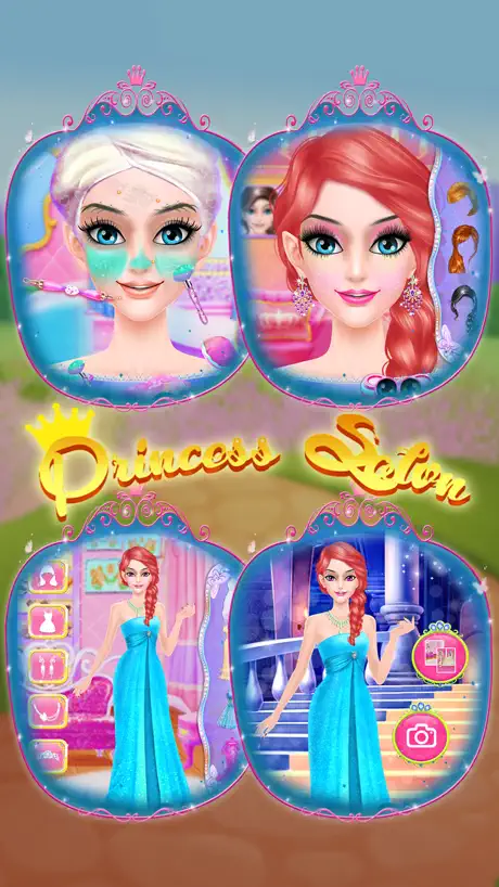 Princess salon Makeup,Dressup& Makeover Girls Game