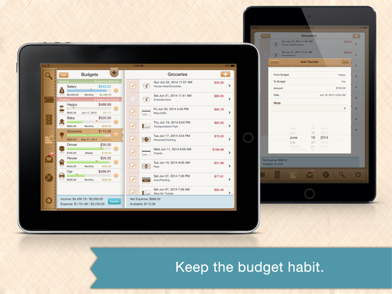 Screenshot #5 pour Money Monitor Pro for iPad - Budget & Bill Manager