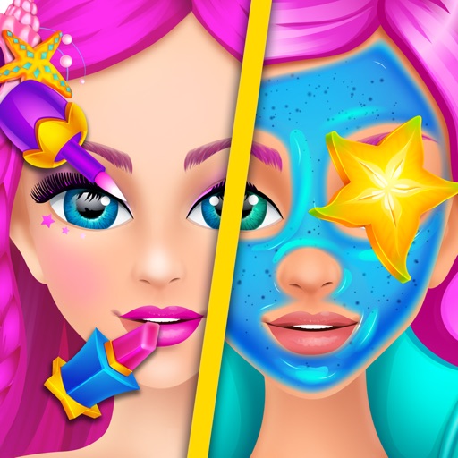 Mermaid Beauty Salon - Makeup & Makeover Kids Game iOS App