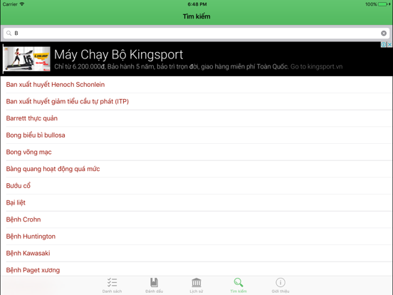 Sổ tay bệnh lý iPad screenshot