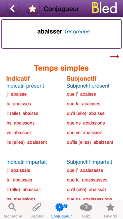 Le BLED Orthographe, Grammaire, Conjugaison