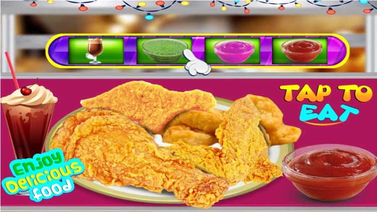 Chicken Deep Fry Maker Cook - A Fast Food Madness screenshot-3