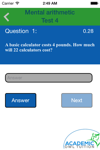 QTS Numeracy  skills Test screenshot 3