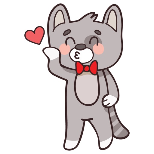 Cat In Love Sticker Vol 01