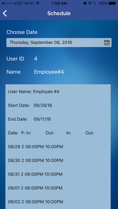 Screenshot #1 pour TimeAide™ Mobile