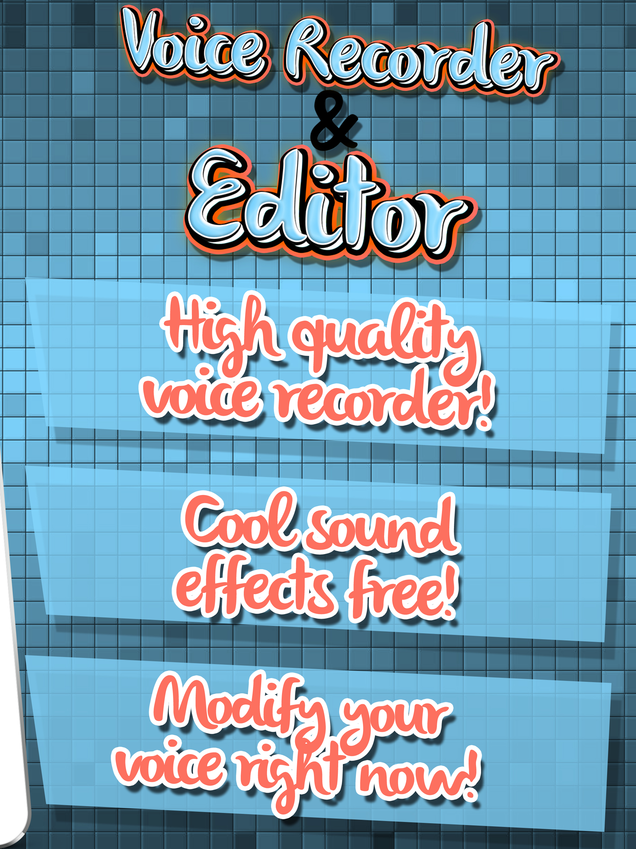Voice Recorder and Editor – Best Voice Changer and Ringtone Maker with Cool Sound Effects screenshot 7