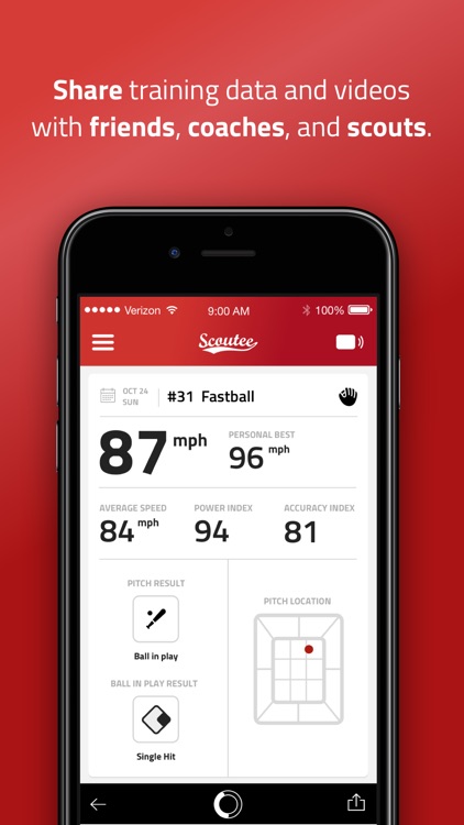 SCOUTEE Baseball Radar Gun screenshot-3