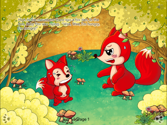 Screenshot #4 pour The Fox and the Grapes Bedtime Fairy Tale iBigToy