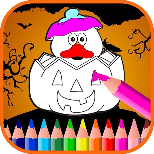 Happy Halloween Coloring Book - Free Game Icon
