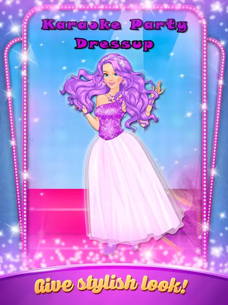 Karaoke Party:  Girls Dressup. Celebrities fashion