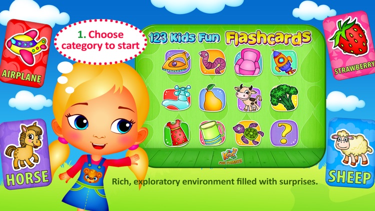 123 Kids Fun FLASHCARDS - Alphabet Learning Games screenshot-0