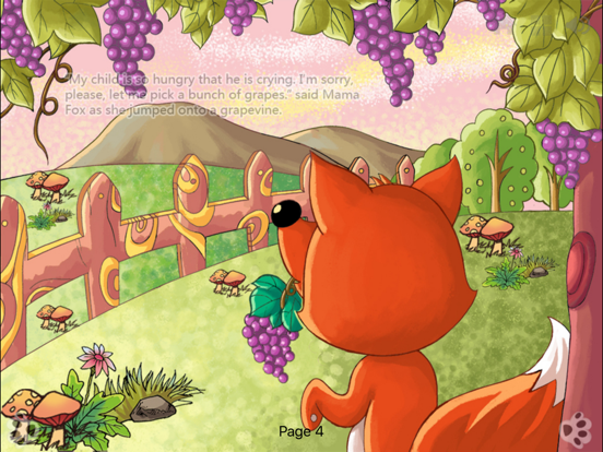 Screenshot #6 pour The Fox and the Grapes Bedtime Fairy Tale iBigToy