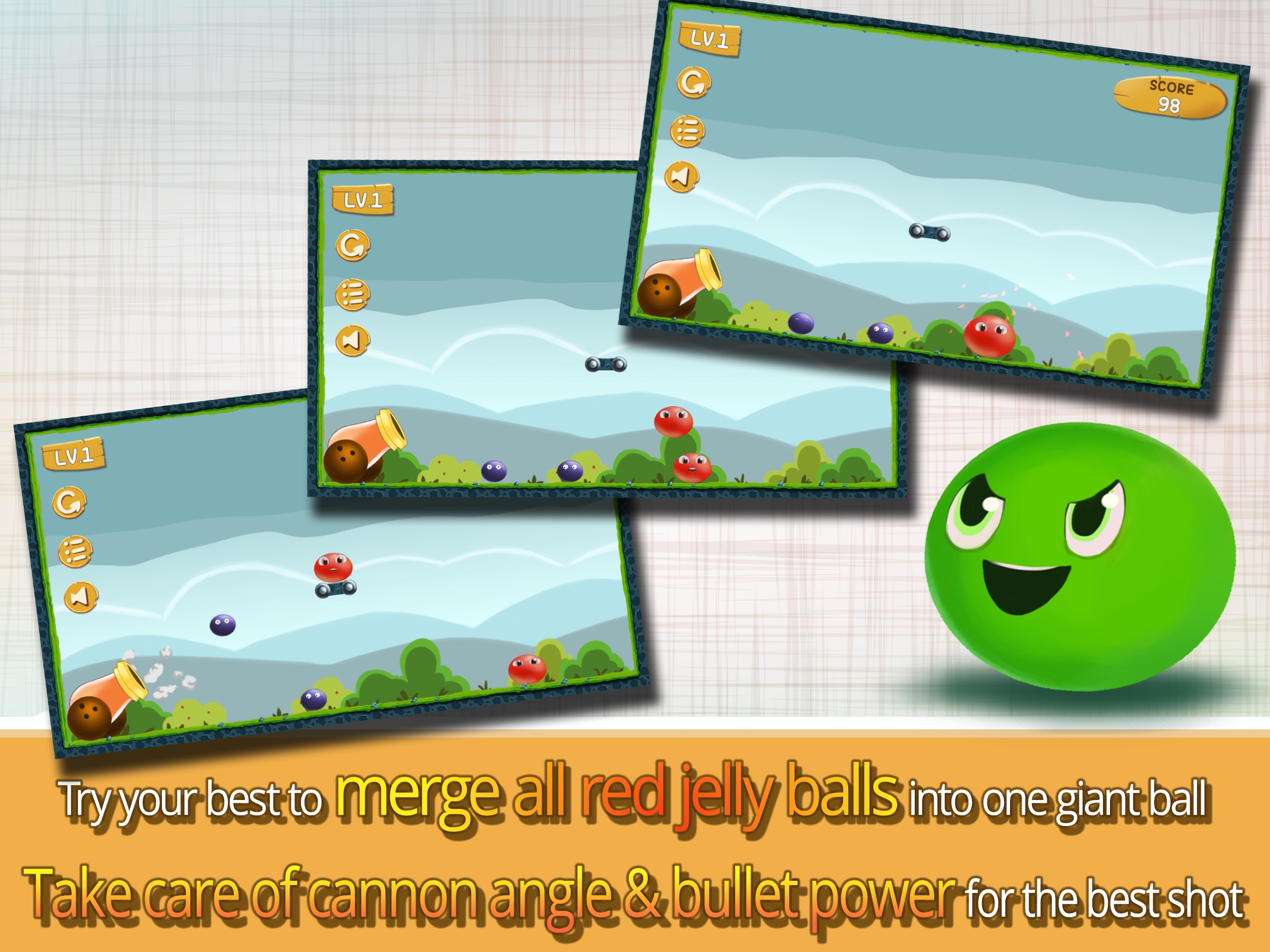 JellyCannon - Casual Puzzle Action game