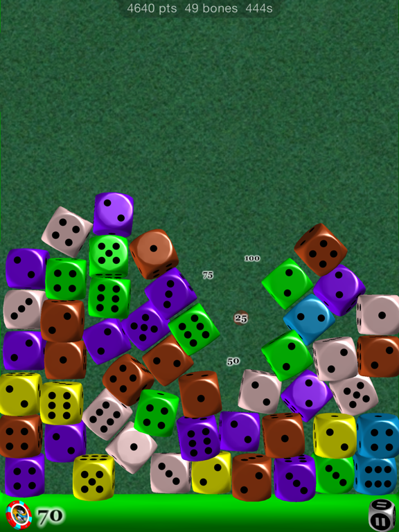 Screenshot #6 pour 99 Bones aka Dice, Match 3