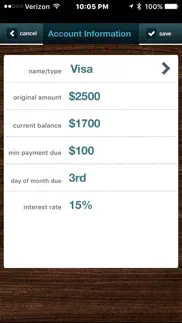 debt snowball+ iphone screenshot 3