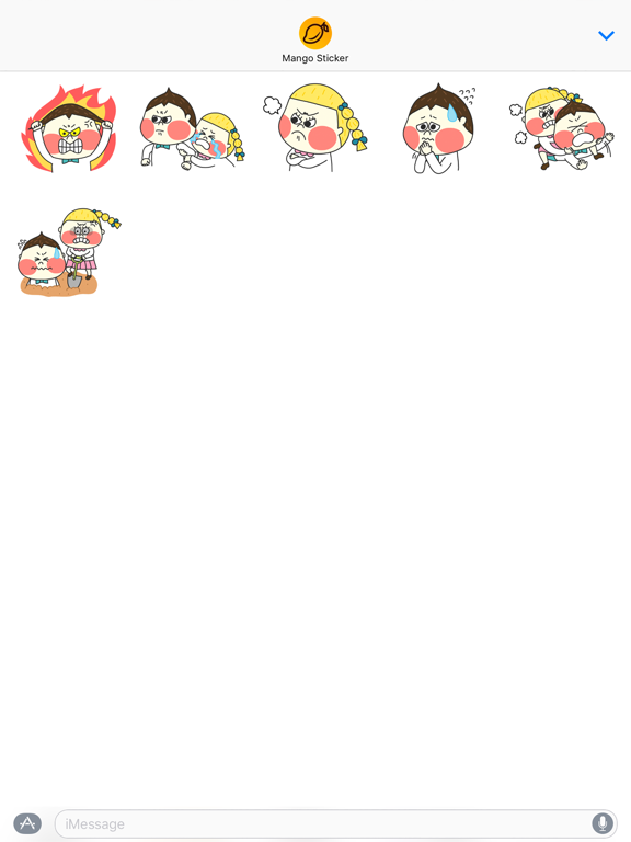 Screenshot #5 pour Chestnut Couple - Mango Sticker