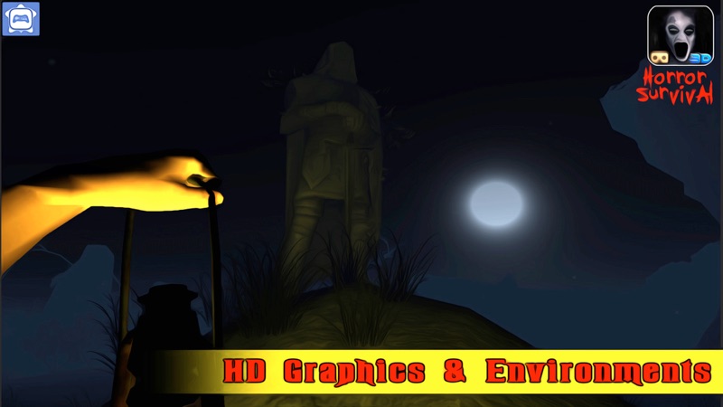 Horror Survival 3D VR : Escape from Scary Island screenshot 2