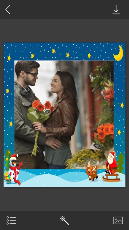 Snow Frame - Art Photo frame