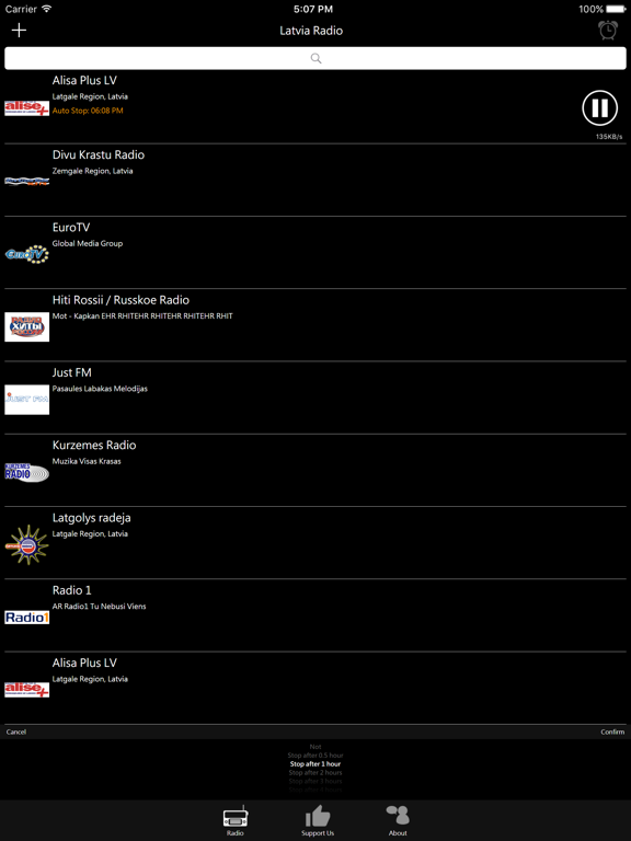 Screenshot #6 pour Latvian Radio - LV Radio