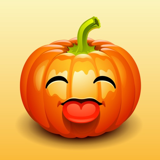 Say it with jack-o'-lantern face icon