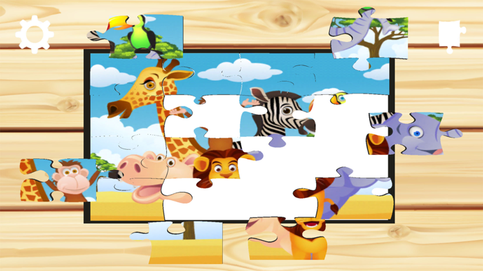 Jigsaw Puzzles Games for kids 7 to 2 years old
