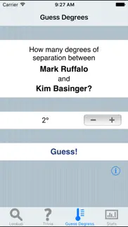 six degrees - movie trivia iphone screenshot 4