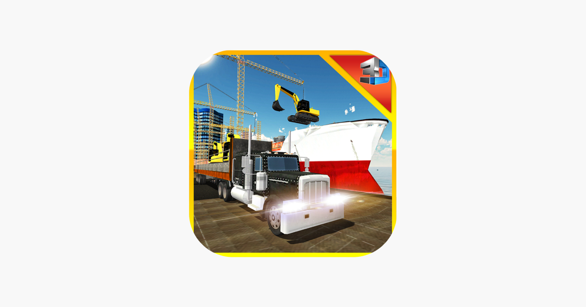 ‎Heavy Machinery Transporter Ship – Transport crane on the App Store