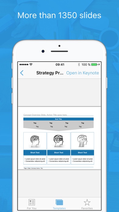 Templates for Keynote Professional Screenshot